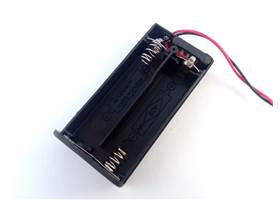 Battery Holder 2xAA with switch - opened up